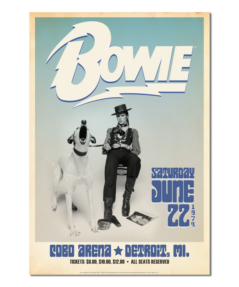 Capturing Bowie's Magic: Diamond Dogs Live in Detroit Art Prints