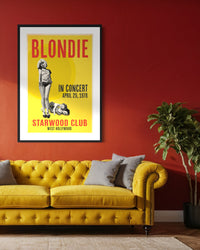 Blondie, Starwood Club, 1978 Print (Original Design)