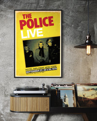 The Police, Live at Hotel Diplomat NYC, 1979 Print (Original Design)