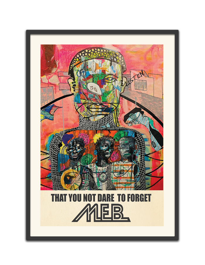 M.E.B. (featuring the artwork of Mikel Lavanne Elam), That You Not Dare To Forget, Fine Art Framed
