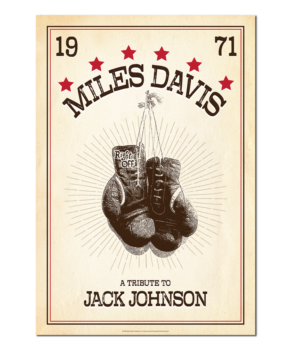 Miles Davis Tribute to Jack Johnson, Version One Print