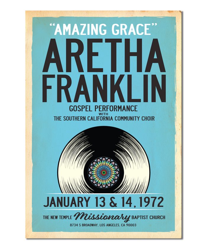 Aretha Franklin, Amazing Grace Print