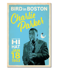 Charlie Parker in Boston Print