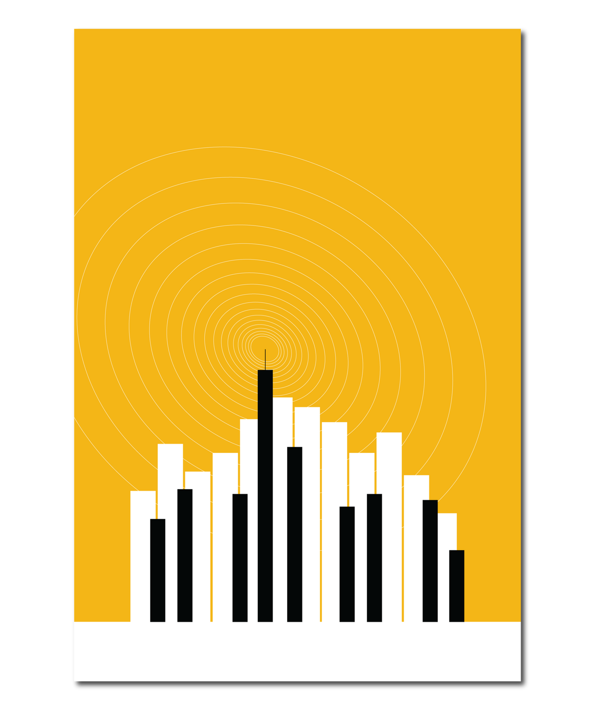 City Keys Original Design Print Inspired by  “Jazz (We Got)”