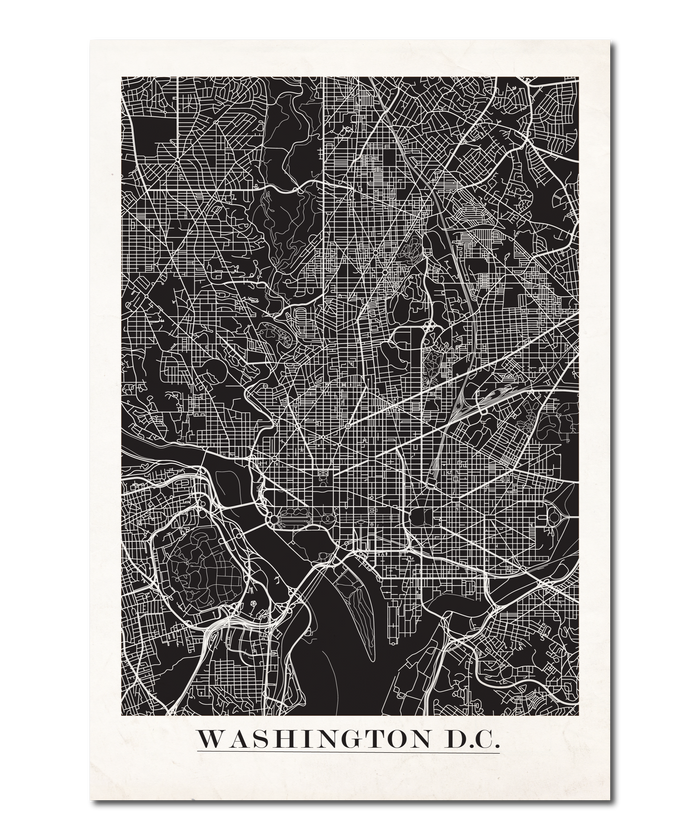 Washington D.C. Map Design