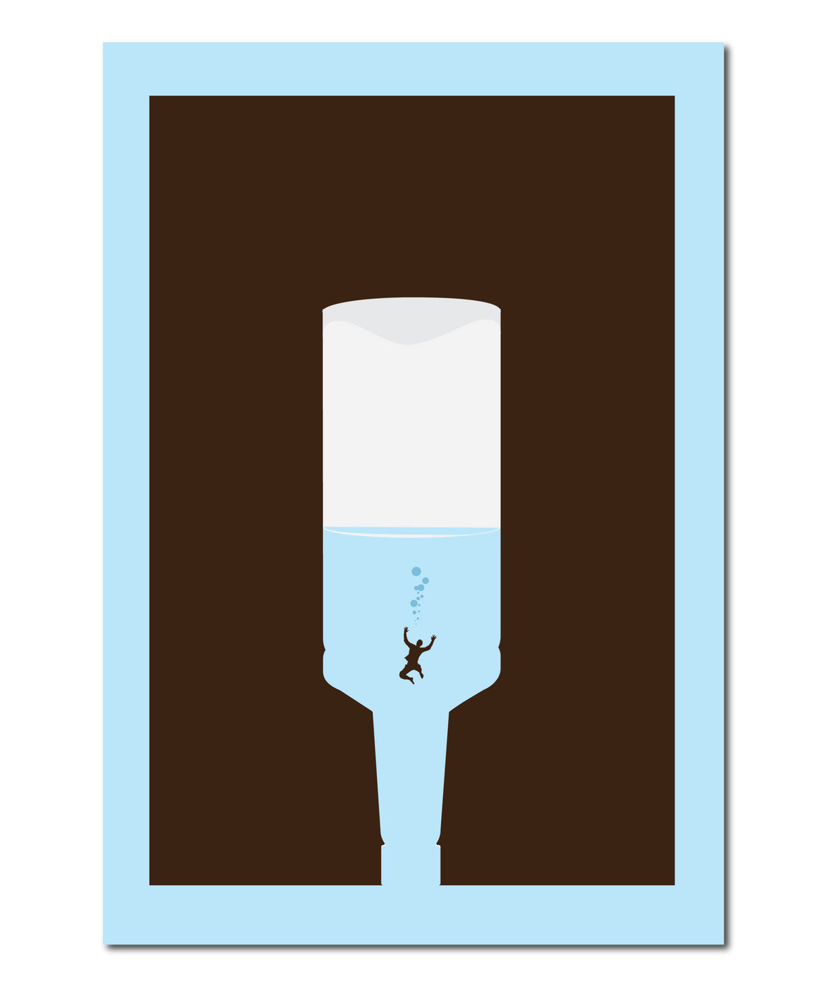 Swimming Pool Inspired Original Design Print