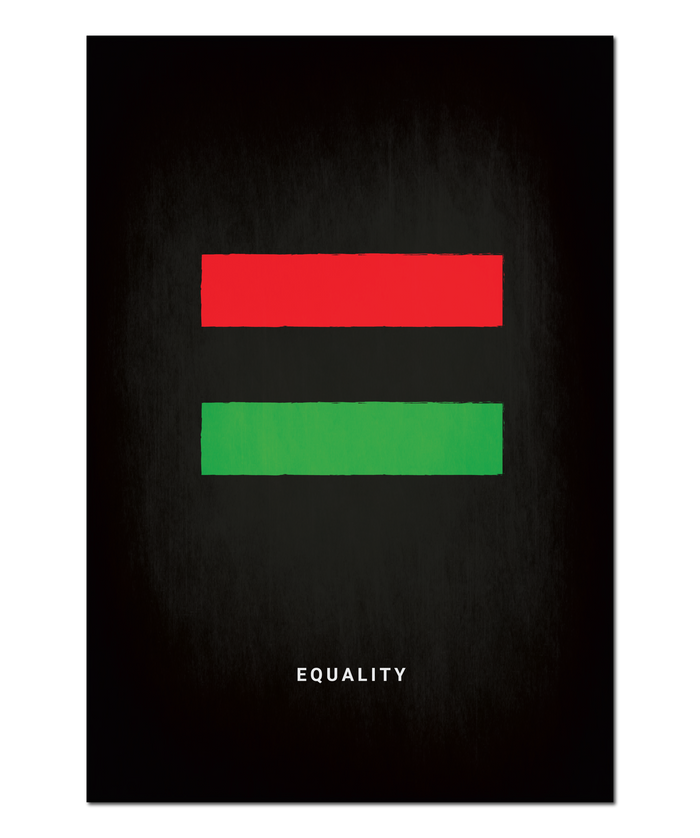 Equality/ Pan African Print