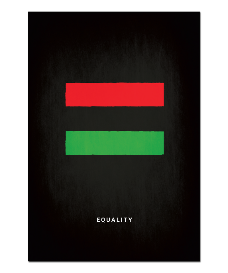 Equality/ Pan African Print