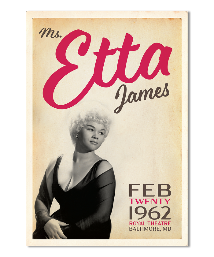 Etta James, Live at the Royal Theatre Print