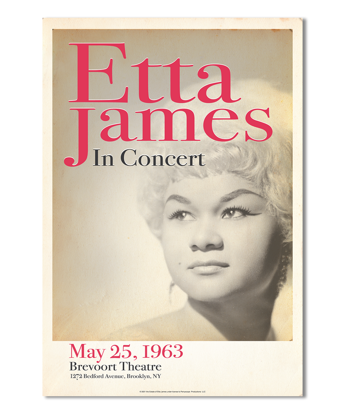 Etta James, Live In Brooklyn Print