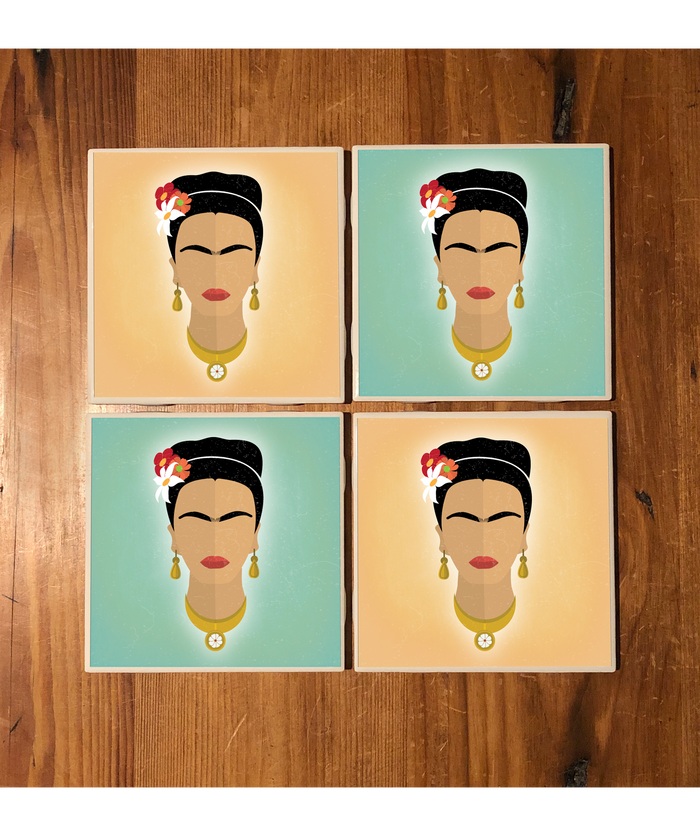 Artist Icon Ceramic Coaster Set