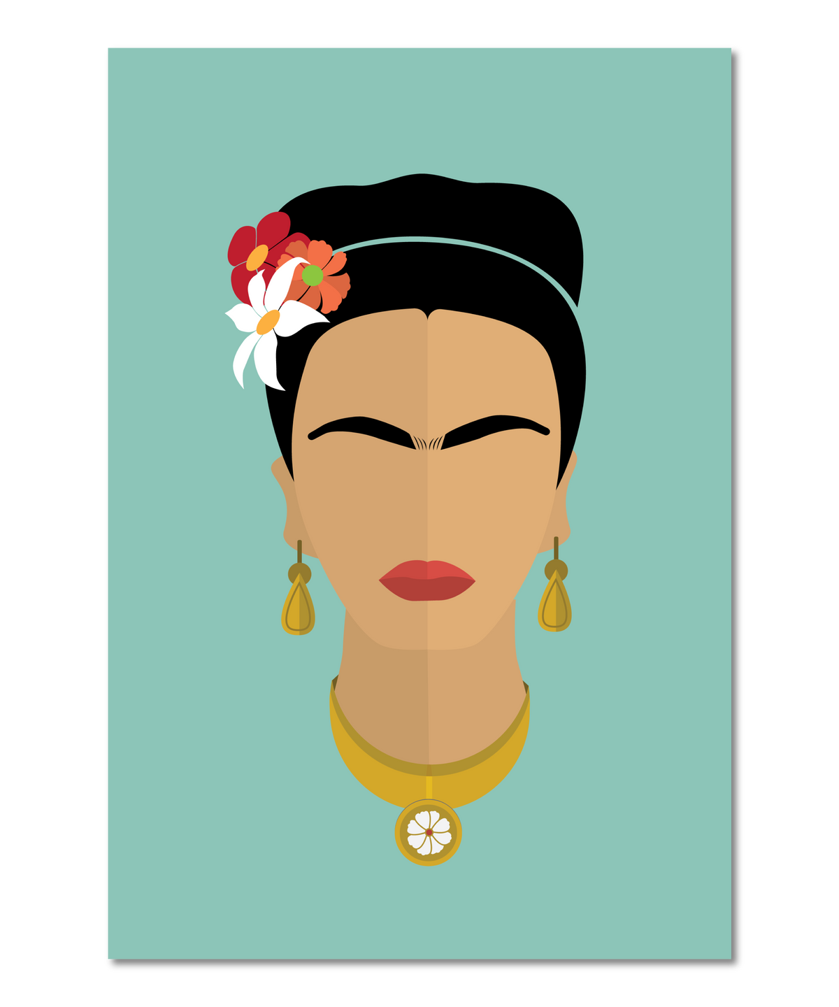 Latina Art Inspired Original Icon Print (Icon Series)