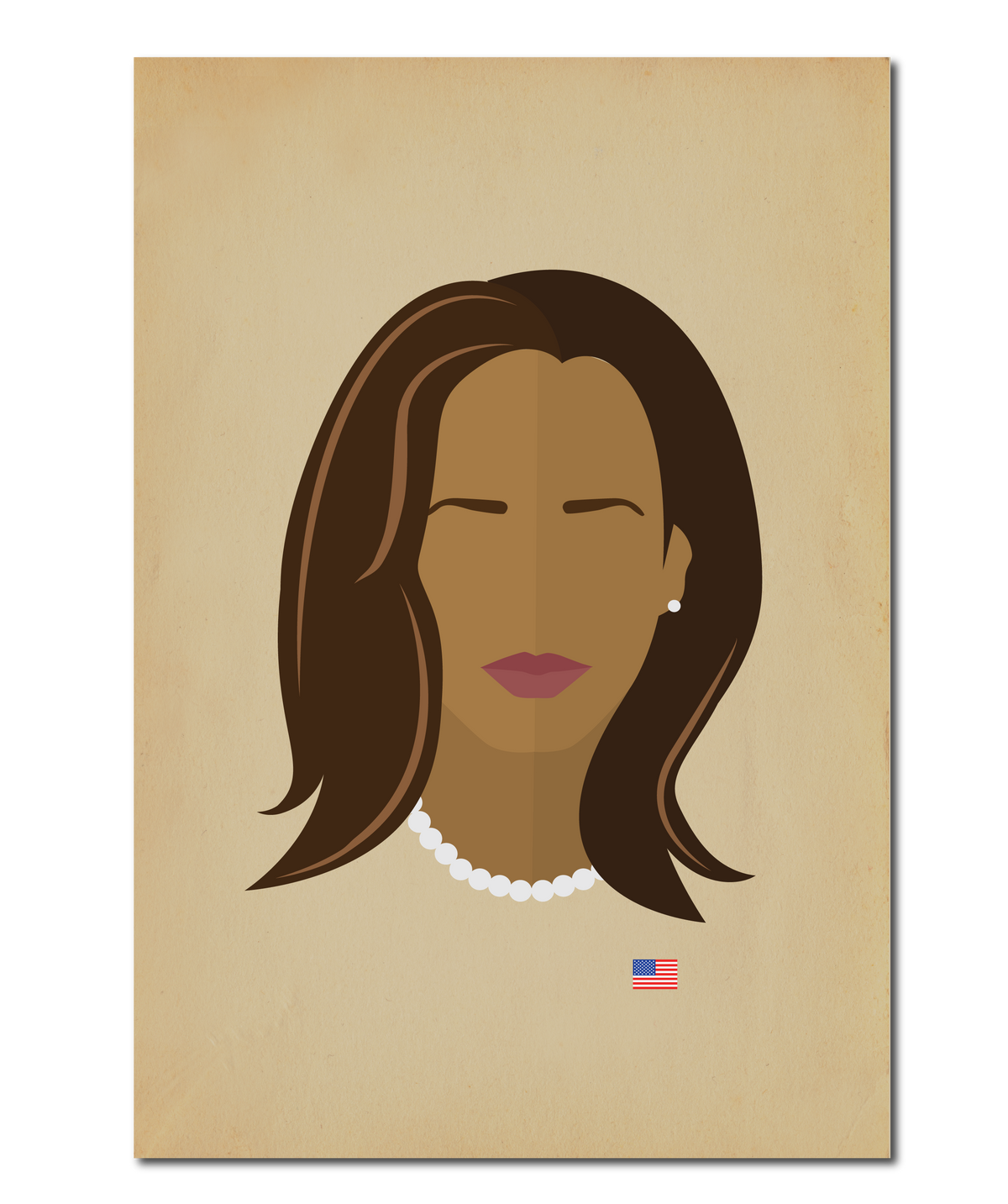 Madam Vice President Icon Original Print (Icon Series)
