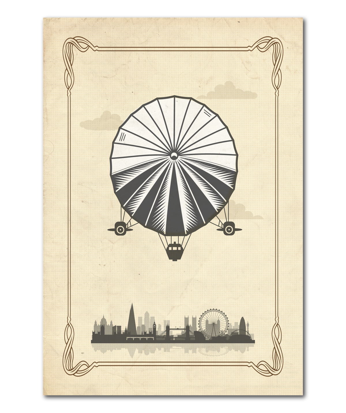British Classic Rock Inspired Print
