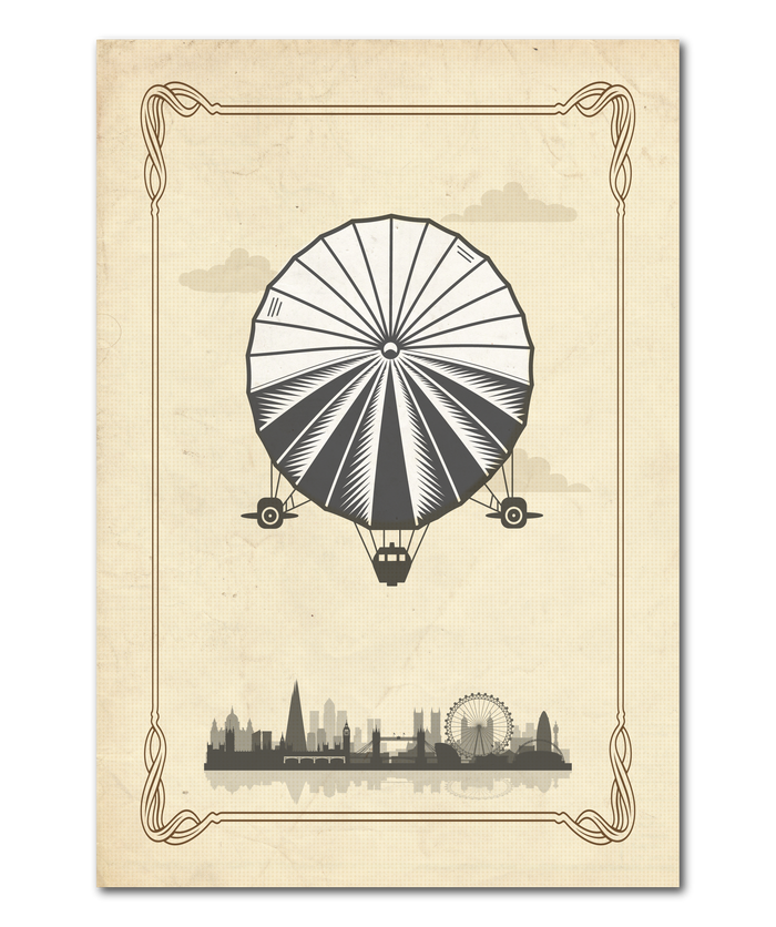 British Classic Rock Inspired Print