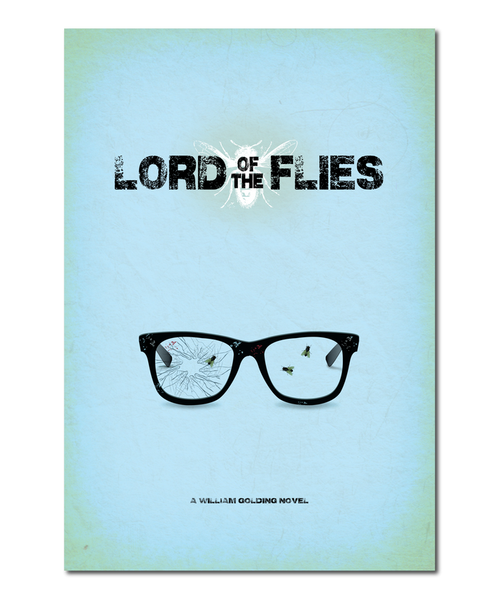 Original Print Reinterpretation of the classic novel "Lord of the Flies”