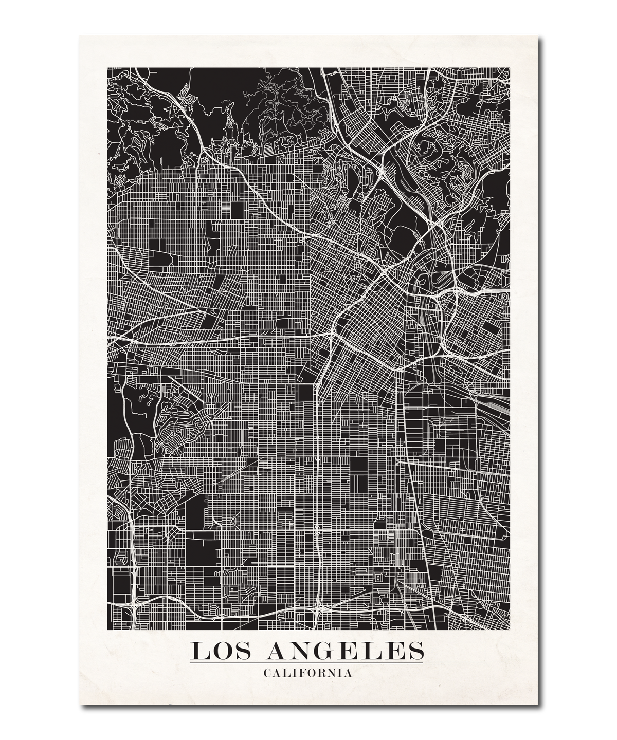 Los Angeles Map Design