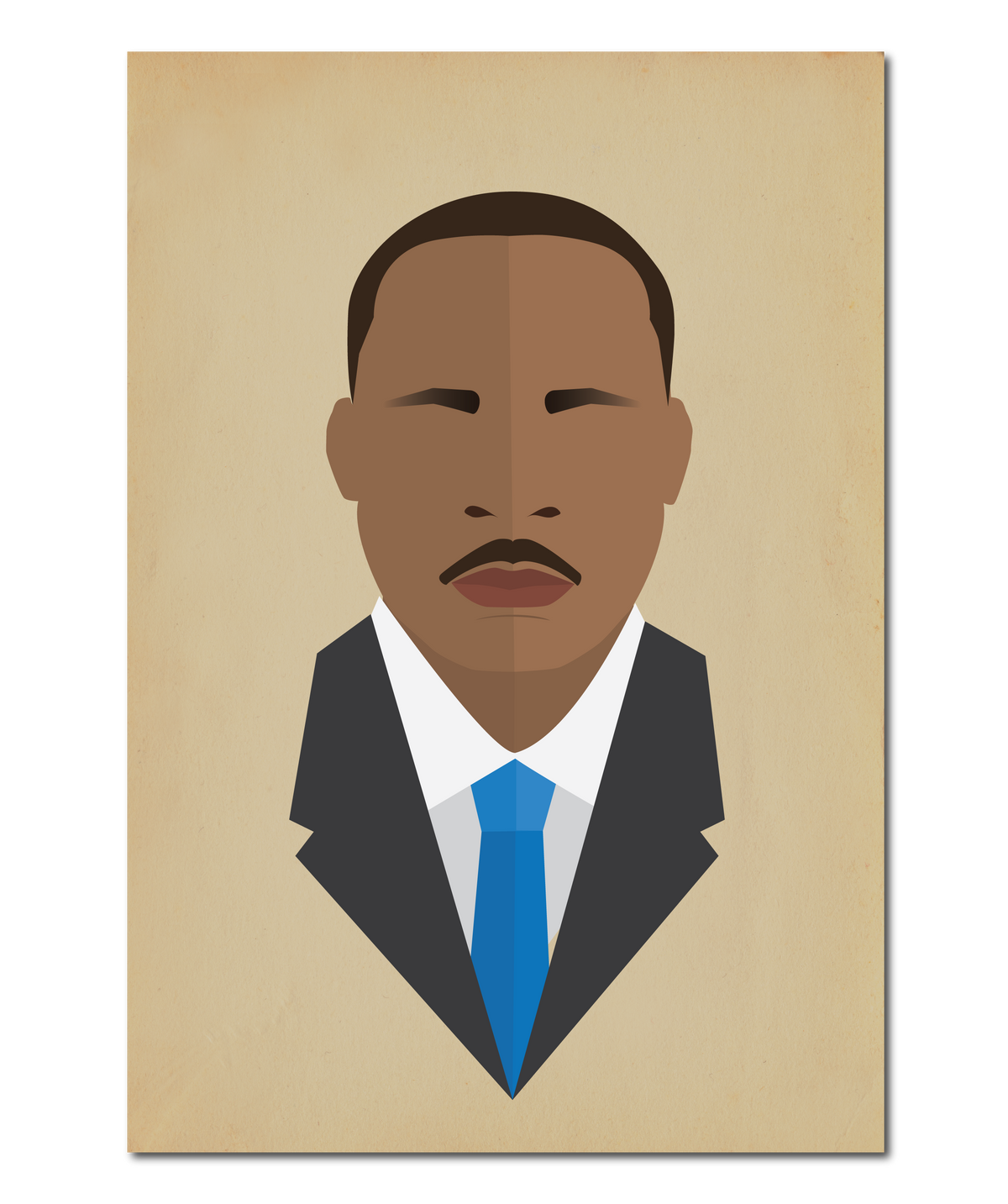 Martin Luther King Jr, MLK Icon Original Print