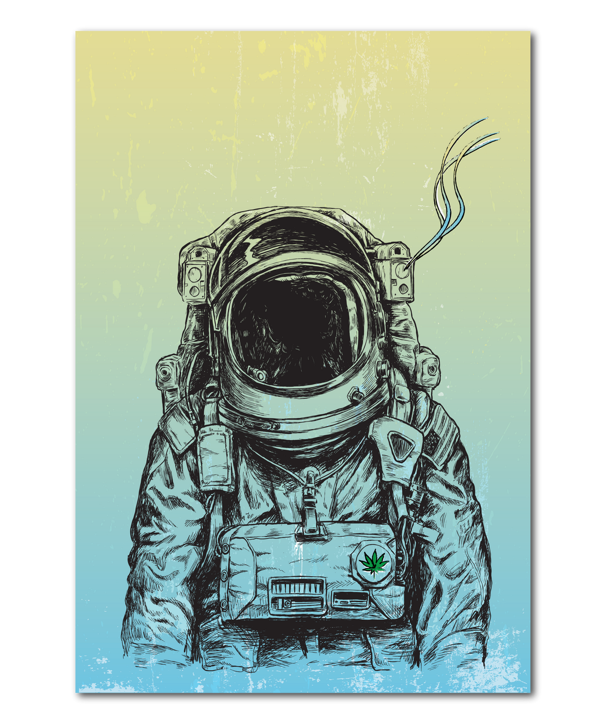 Man on the Moon Inspired Original Design Print