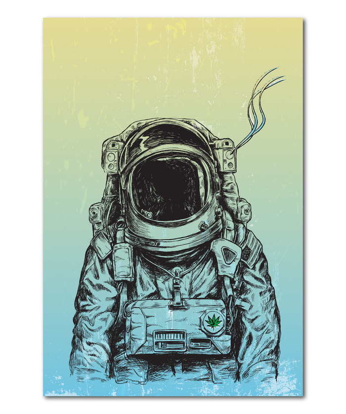 Man on the Moon Inspired Original Design Print