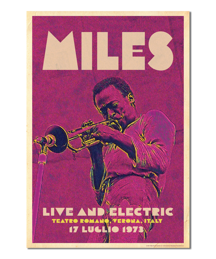 Miles Davis Live in Italy Print