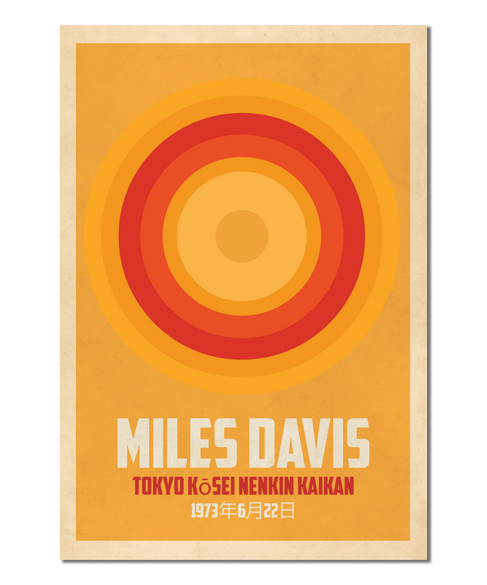 Miles Davis Live in Tokyo, 1973 Concert Print