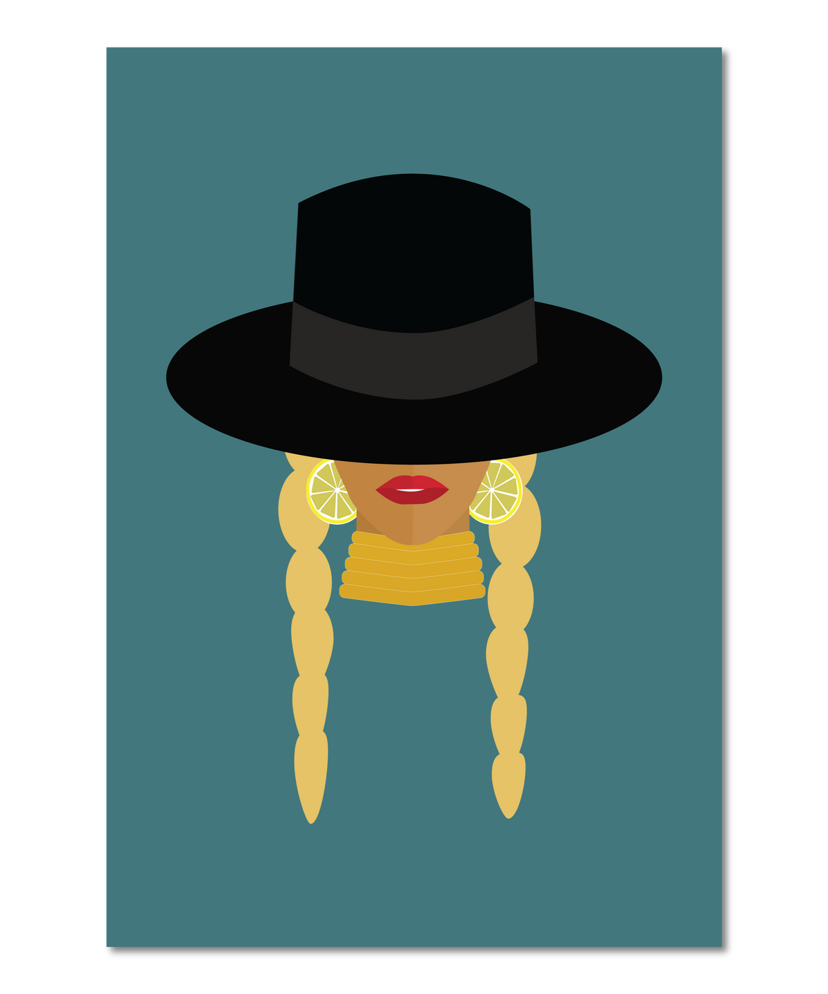 "Getting In Formation" Original Icon Print