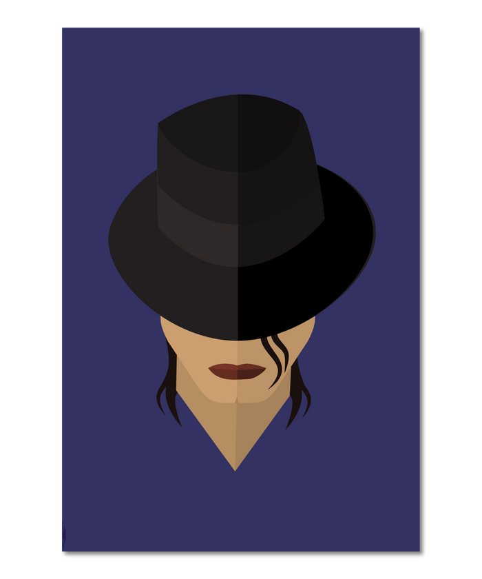 Smooth Criminal Inspired Original Icon Print (Icon Series)