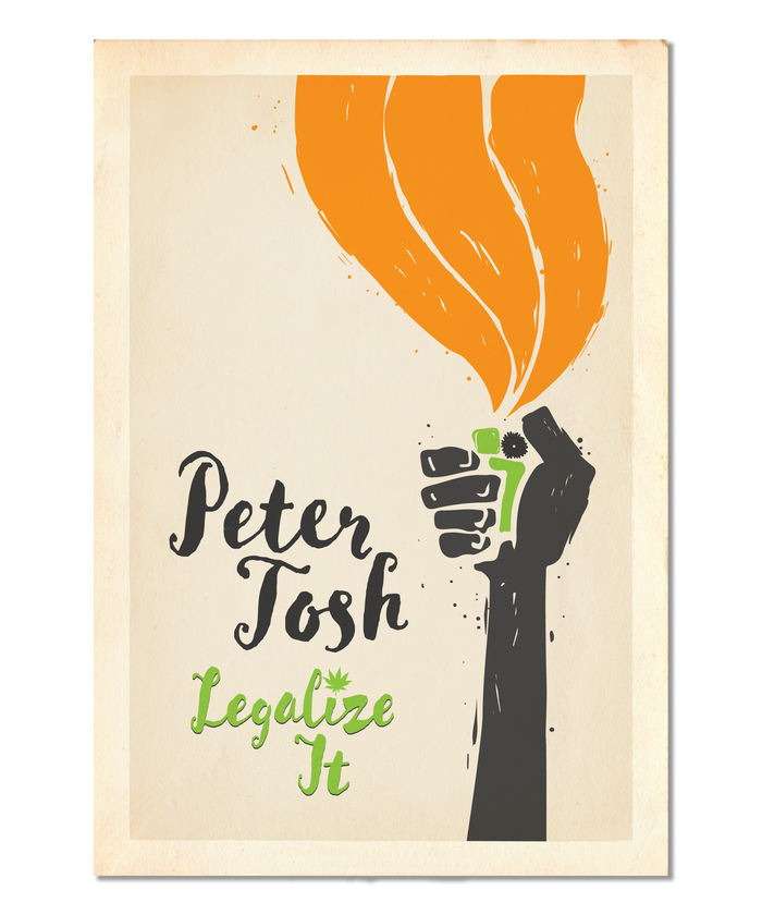 Peter Tosh Legalize It Original Design Print