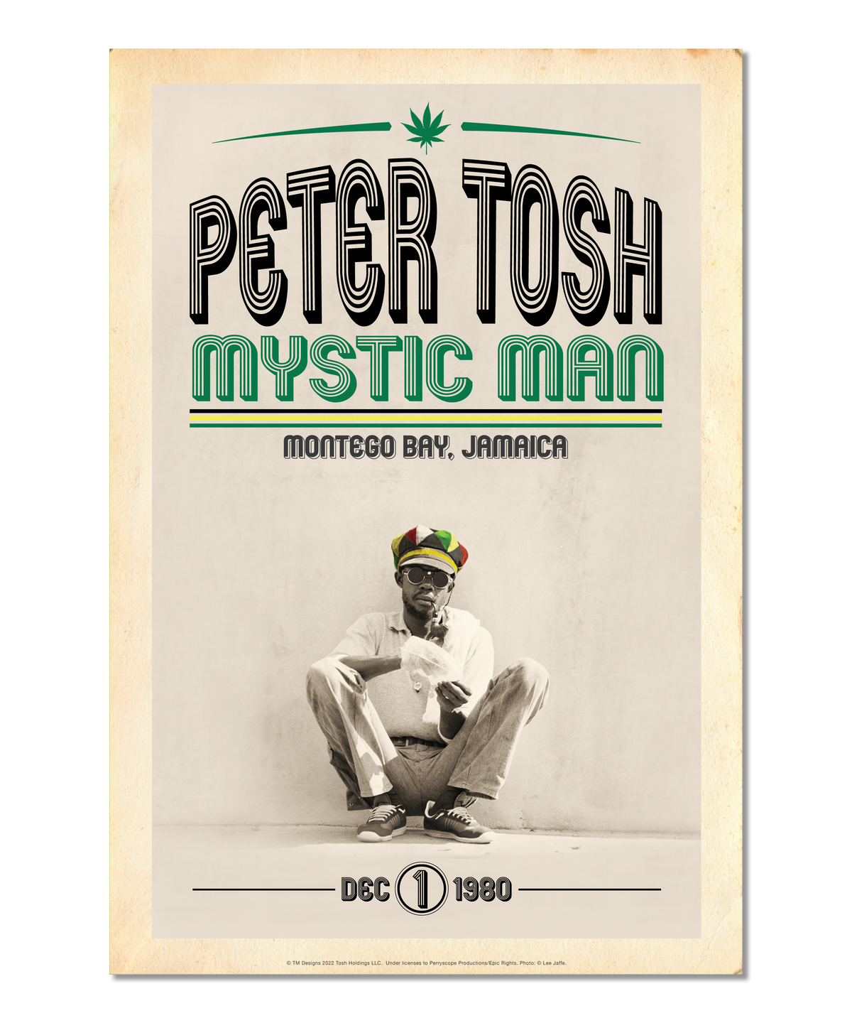 Peter Tosh In Montego Bay Original Design Print