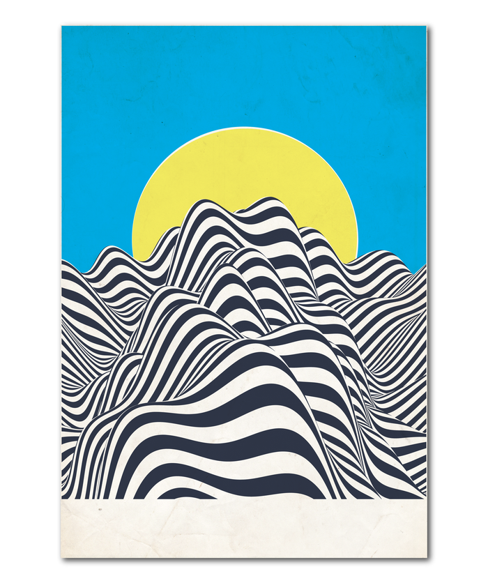 Rider in the Storm Inspired Classic Rock Original Design Print