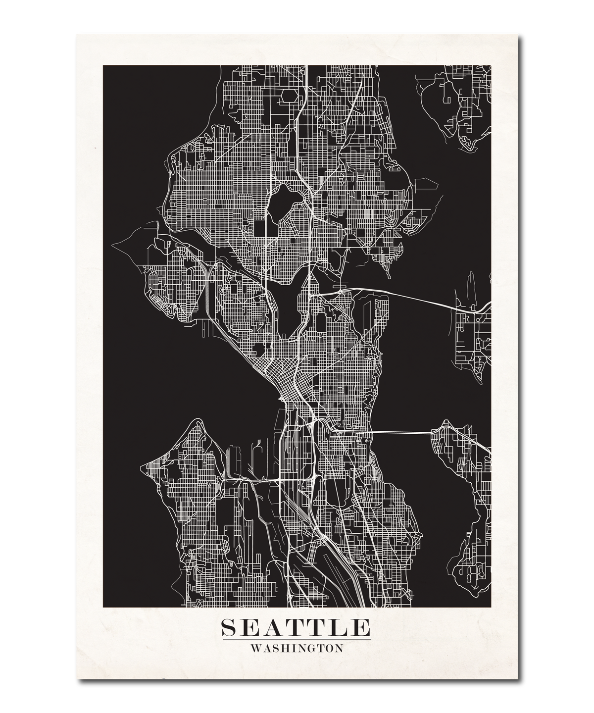 Seattle Map Design