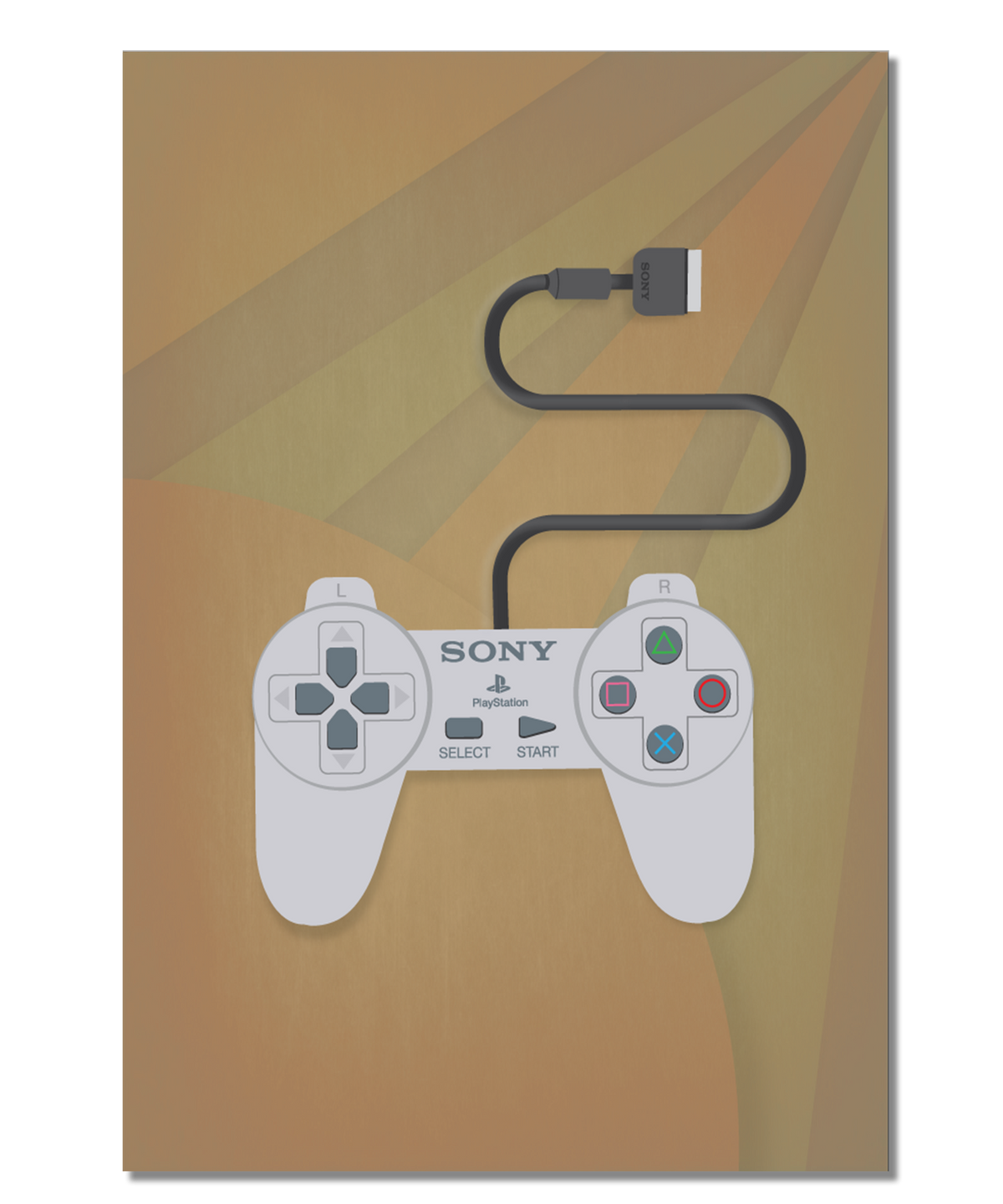 Retro Video Game Print, Version 3