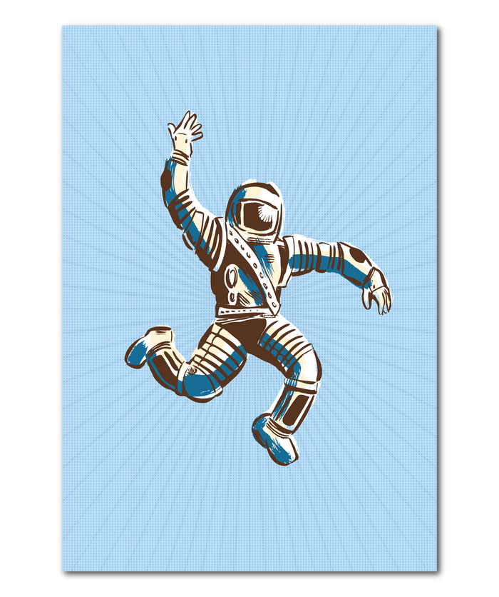 Space Cowboy Inspired Original Print Design
