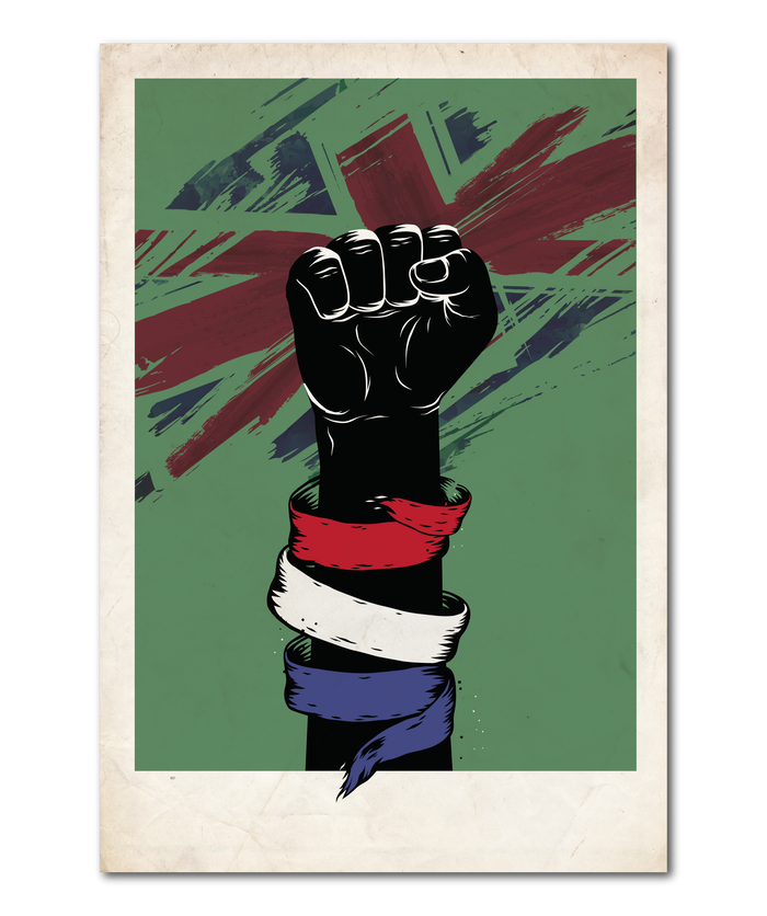 British Punk Inspired Original Design Print Design