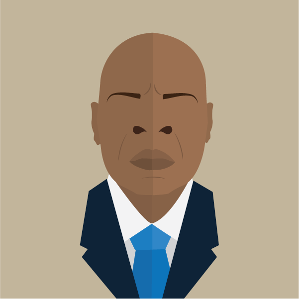 Black Male History Makers Icon Ceramic Coasters (Barack Obama, Martin Luther King Jr, Malcolm X and John Lewis)
