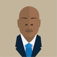 Black Male History Makers Icon Ceramic Coasters (Barack Obama, Martin Luther King Jr, Malcolm X and John Lewis)