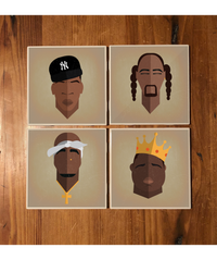 Urban Icon Ceramic Coaster Set