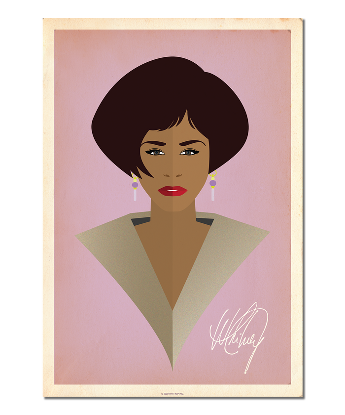 Whitney Houston Icon Print