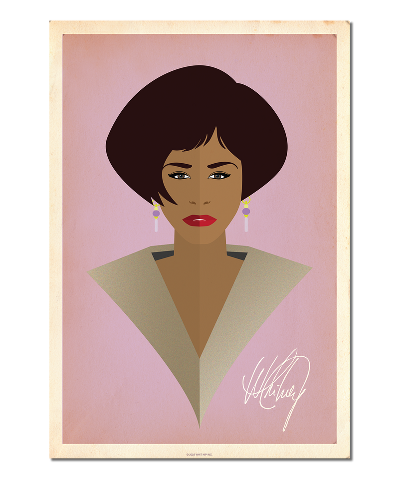 Whitney Houston Icon Print