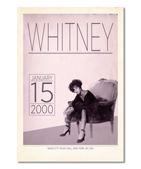 Whitney Houston Live at Radio City, New York Print