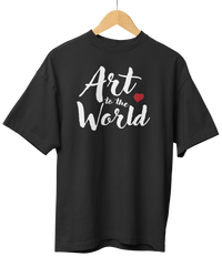 Art to the World Black T-Shirt