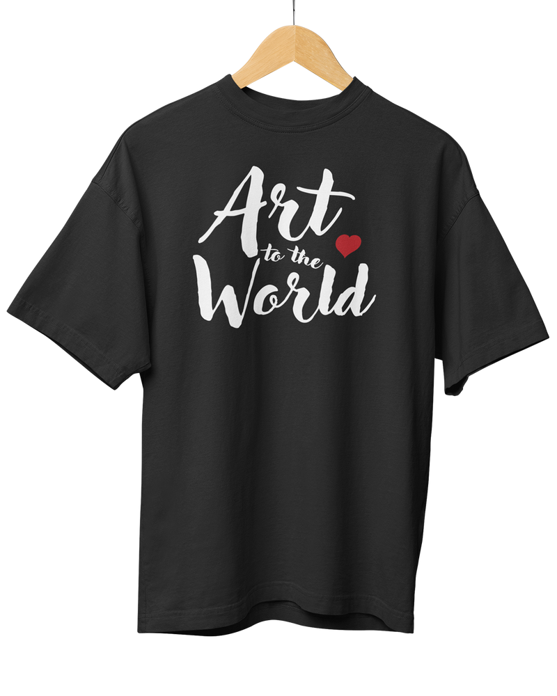 Art to the World Black T-Shirt