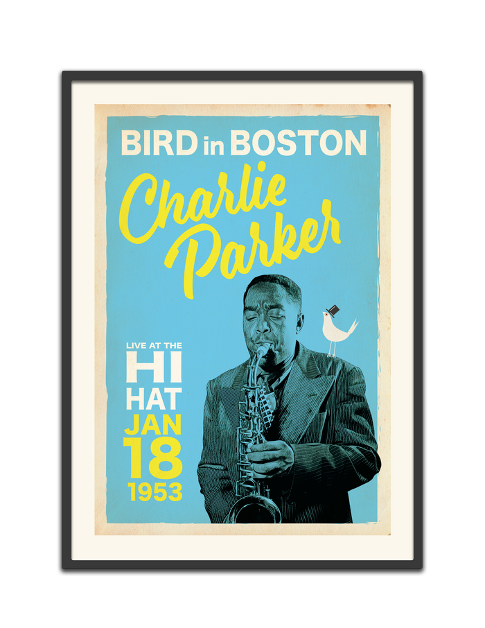 Charlie Parker, Live in Boston, 19532, Fine Art Framed