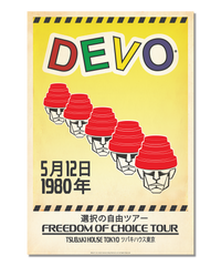 Devo Live In Tokyo Concert Print (Original Design)