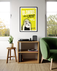Blondie Live at Hurrahs NYC, 1980 Print (Original Design)