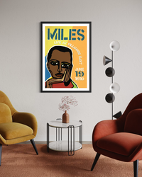 Miles Davis Live at the Fillmore Cubism Print