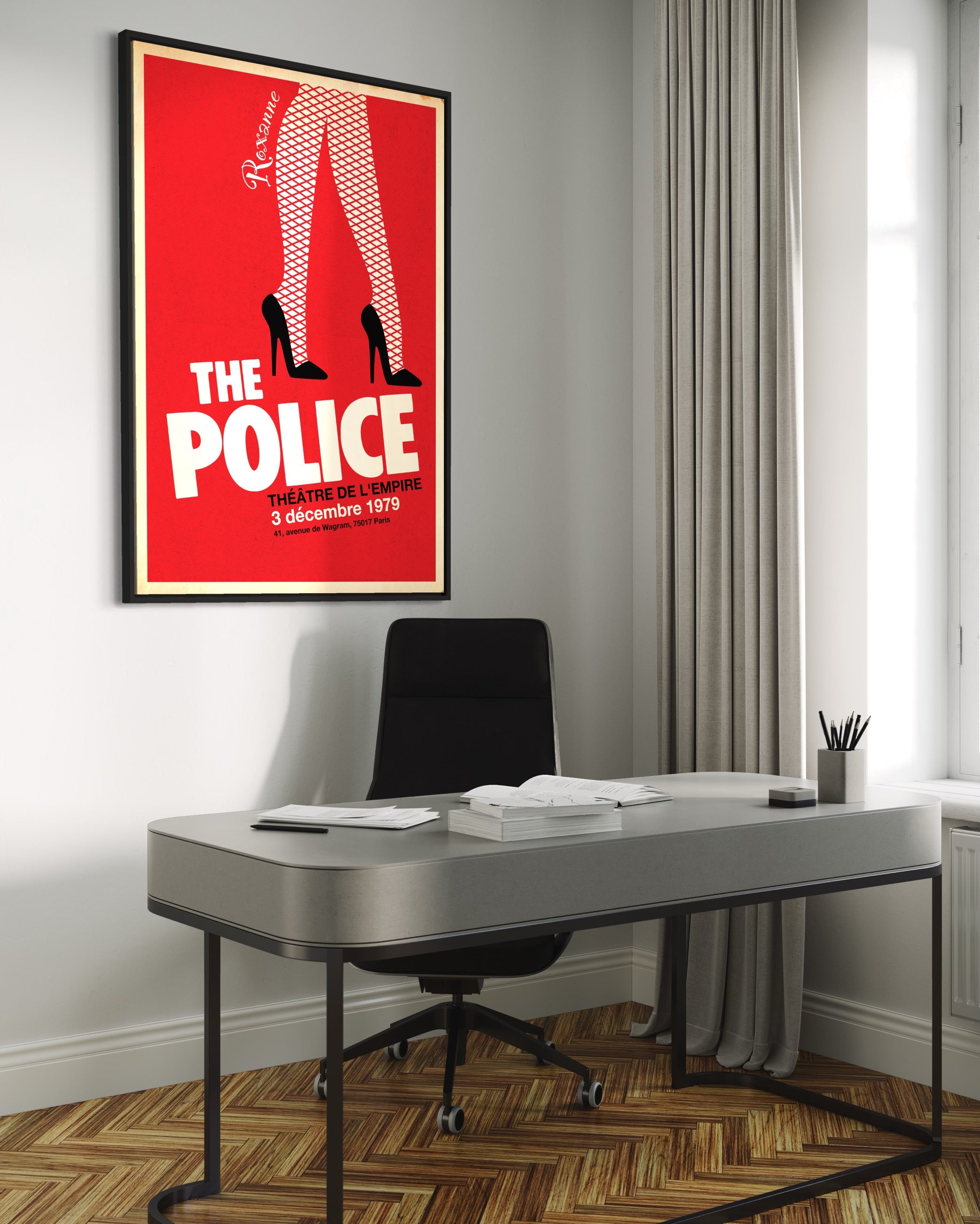 The Police Live in Paris, Roxanne Print (Original Design) – STUDIO