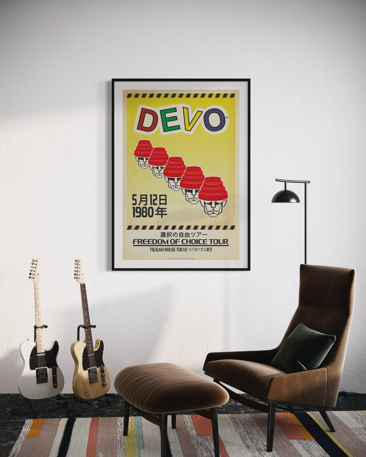 Devo Live In Tokyo Concert Print (Original Design)