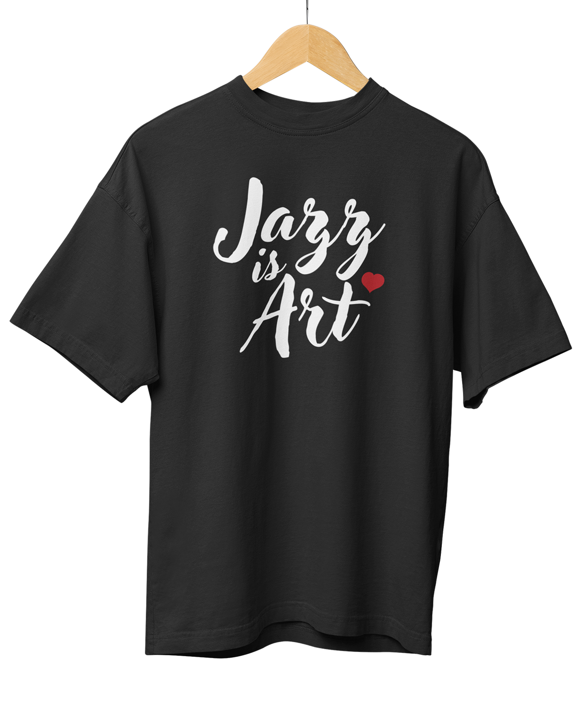 Jazz is Art Black T-Shirt